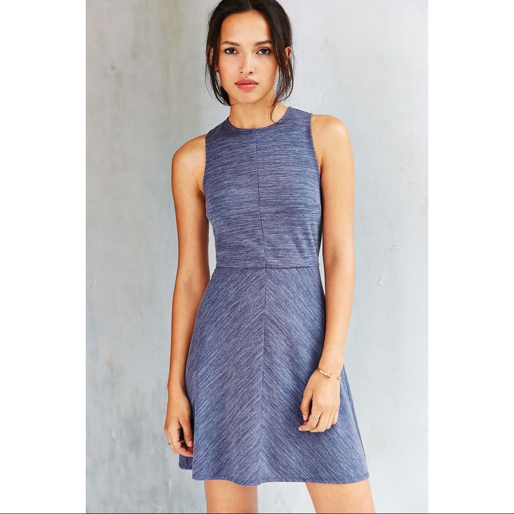 Urban Outfitters A-Line Dress - ponte seamed